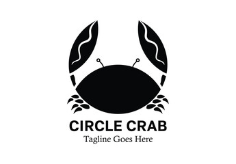 Crab logo with large claws