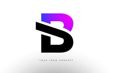 Letter B Logo design. B icon vector with creative look