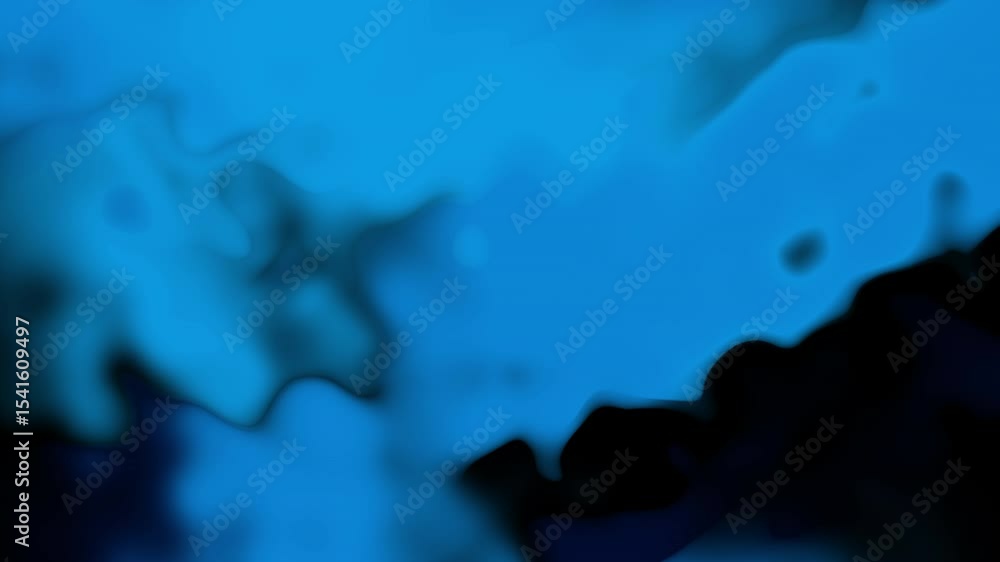 Aufkleber fluid dark blue and black shapes morph and flow across the screen. subtle variations in tone create 