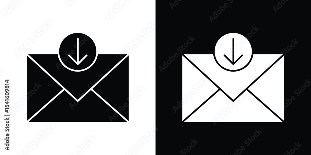 Poster inbox icon vector scalable graphics