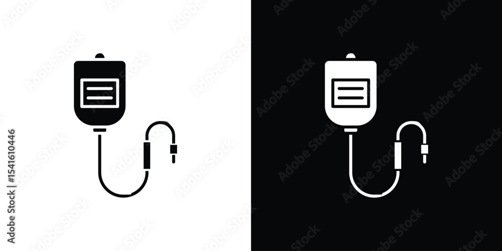 Poster iv bag icon vector scalable graphics