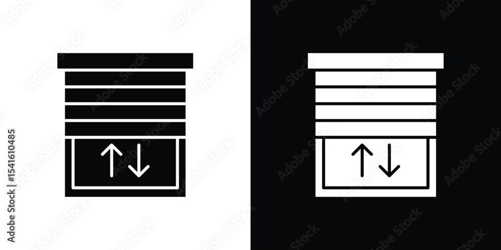 Poster jalousie icon vector scalable graphics