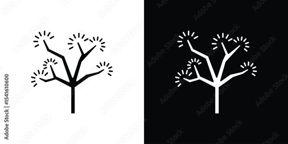 Poster joshua tree icon vector scalable graphics