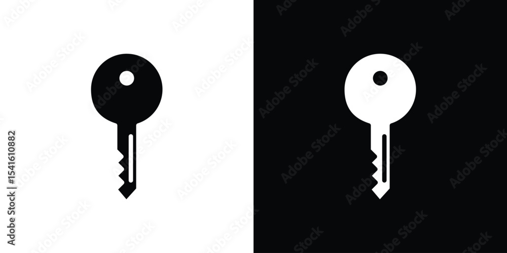 Poster key icon vector scalable graphics