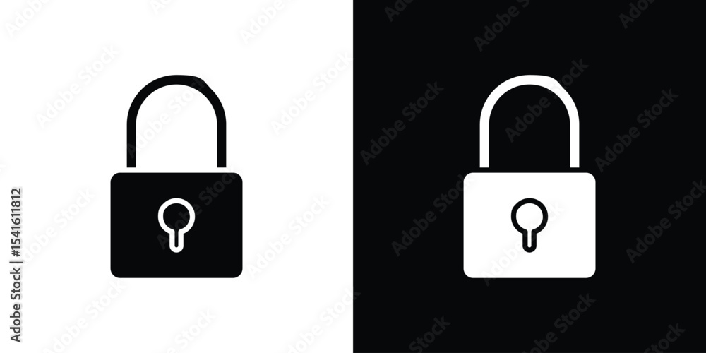 Aufkleber lock closed icon vector scalable graphics