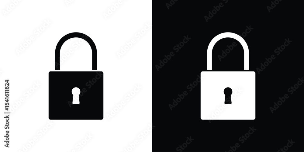 Aufkleber lock icon vector scalable graphics