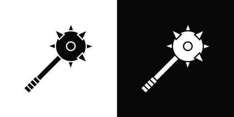 Obraz premium Mace icon Vector scalable graphics
