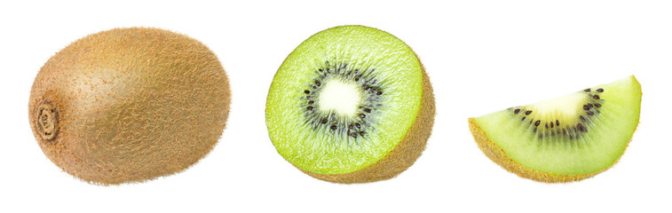 kiwi fruit isolated on white background