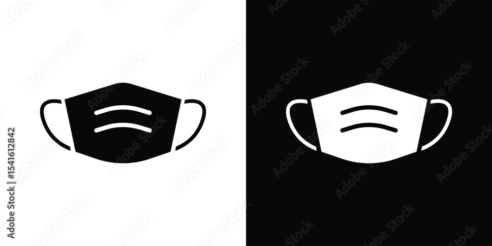 Poster Mask face icon Vector scalable graphics