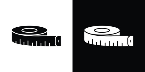 Measuring tape icon Vector scalable graphics