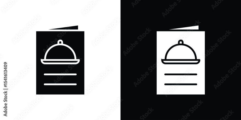 Poster menu icon vector scalable graphics