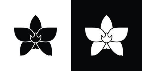 Moth orchid icon Vector scalable graphics © Warpiya