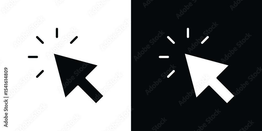 Poster Mouse pointer icon Vector scalable graphics