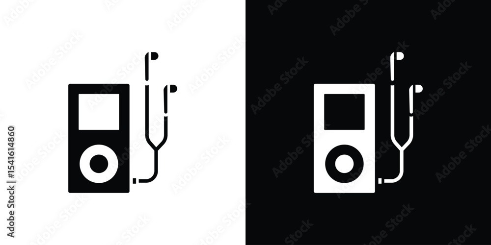 Poster mp3 player icon vector scalable graphics