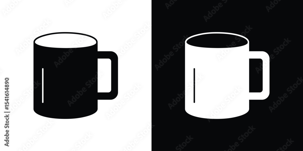 Poster mug icon vector scalable graphics