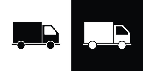 Moving truck icon Vector scalable graphics