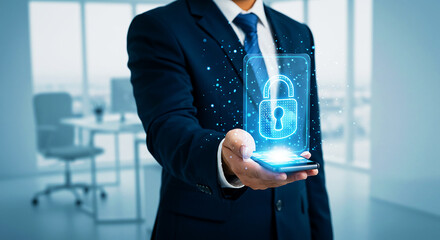 Data Engineering concept. Businessman selects "DATA ENGINEERING" on a virtual screen, symbolizing Big Data, cloud technology, and information processing.