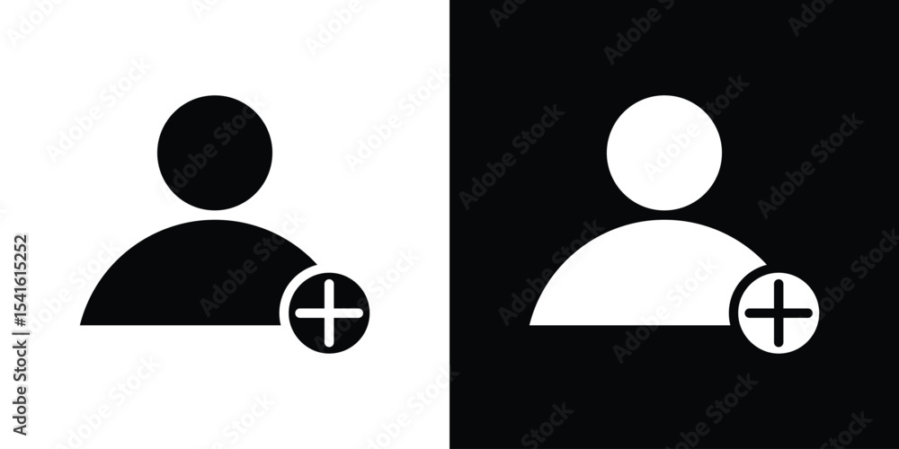 Poster New account icon Vector scalable graphics
