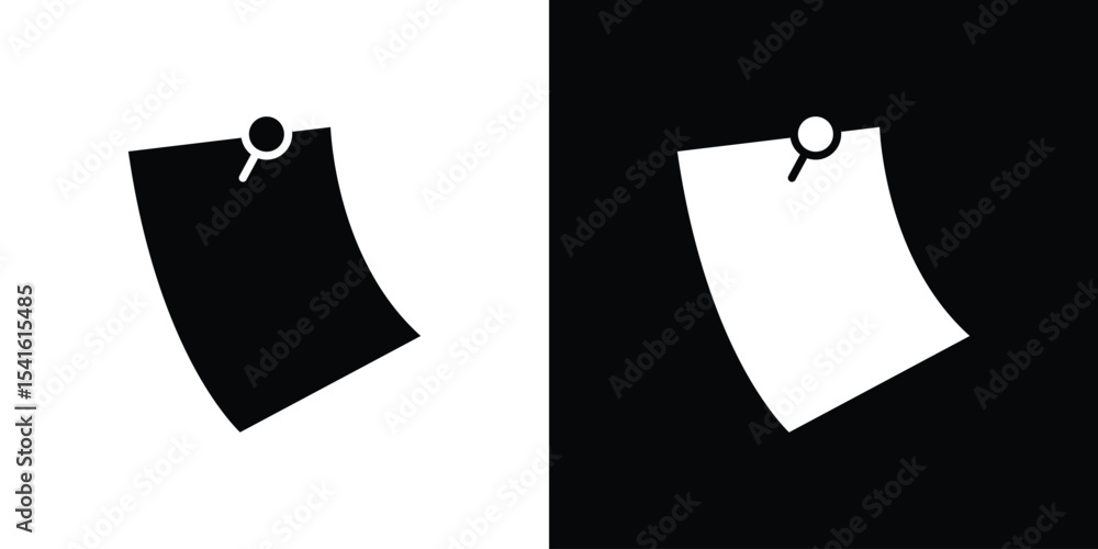 Poster note sticky icon vector scalable graphics