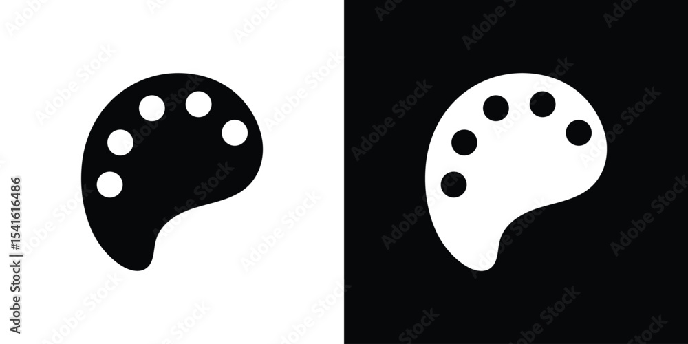 Poster palette icon vector scalable graphics