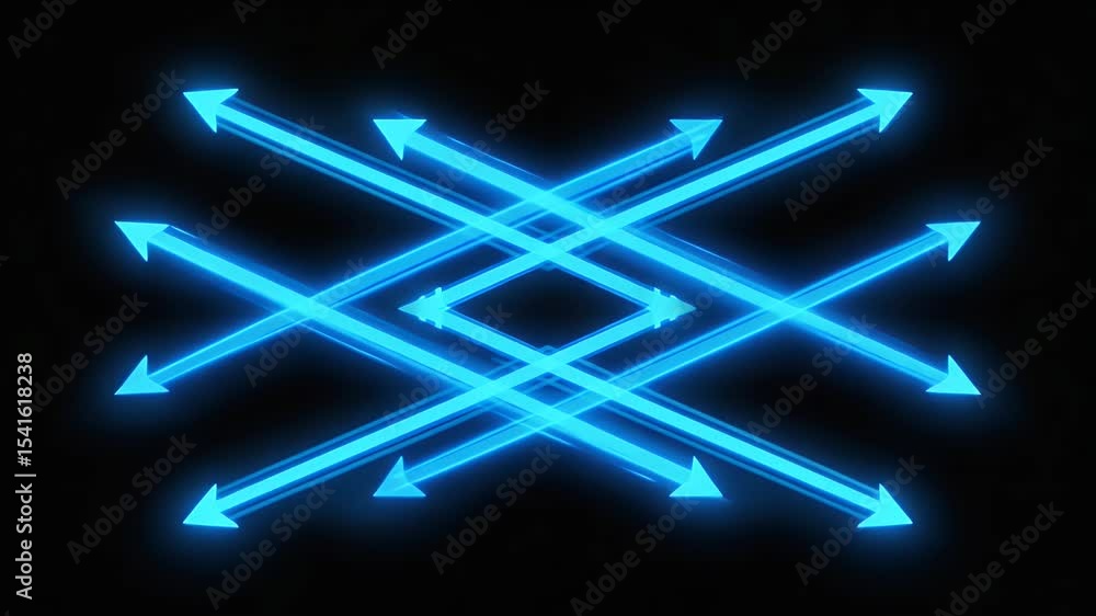 Poster intersecting arrows