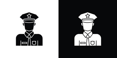 Police icon Vector scalable graphics