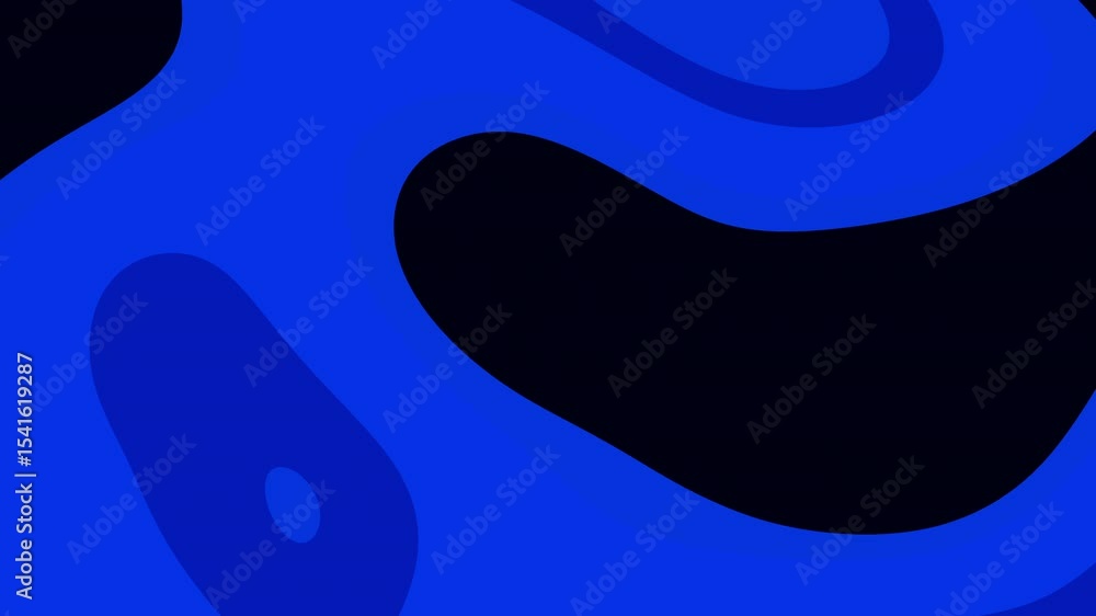 Aufkleber dynamic navy blue and black shapes shift and flow, creating an organic, abstract motion graphic. the