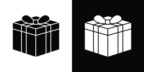 Present gift box icon Vector scalable graphics