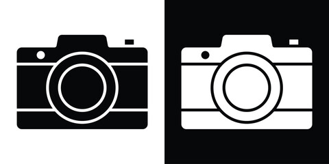 Retro camera icon Vector scalable graphics