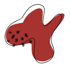 Aesthetic red blobs 2