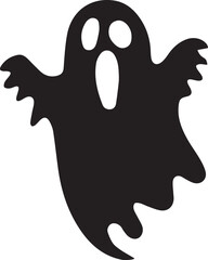 ghost, silhouette, spooky, shadow, black, floating, spirit, shape, scary, Halloween, fear, dark, outline, sheet, haunted, paranormal,