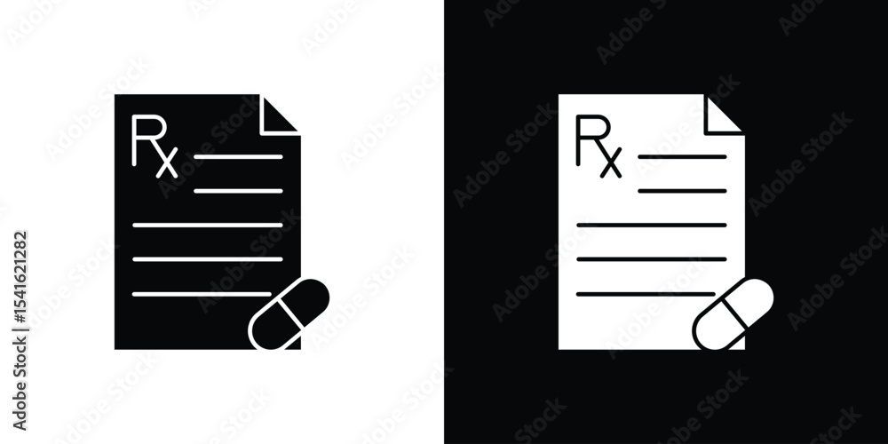 Poster rx icon vector scalable graphics