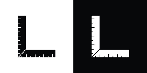 Ruler combined icon Vector scalable graphics