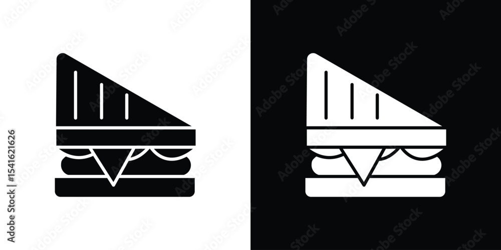 Poster sandwich icon vector scalable graphics