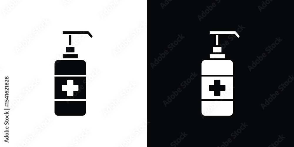 Poster sanitizer icon vector scalable graphics