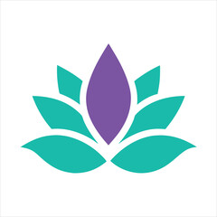 Spa And Wellness Center Flower Icon Design