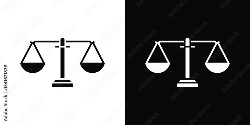 Poster scales icon vector scalable graphics