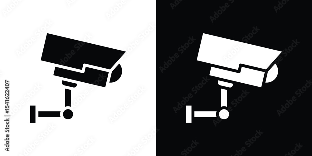 Aufkleber security camera icon vector scalable graphics