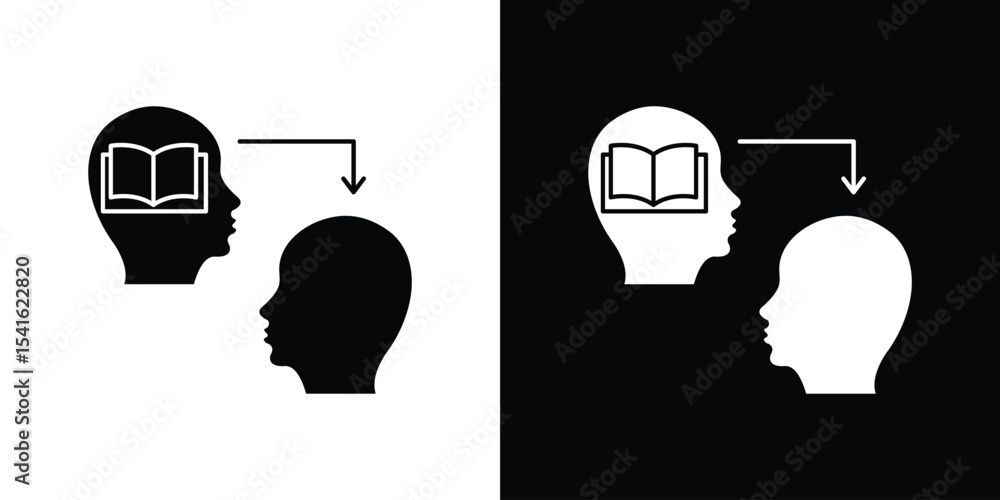 Aufkleber share thoughts icon vector scalable graphics