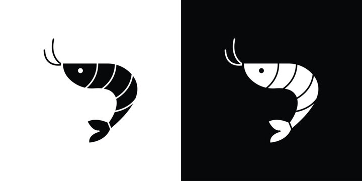Shrimp icon Vector scalable graphics