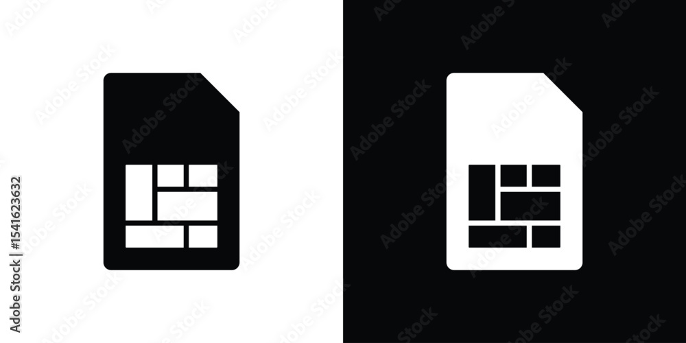 Aufkleber sim card icon vector scalable graphics