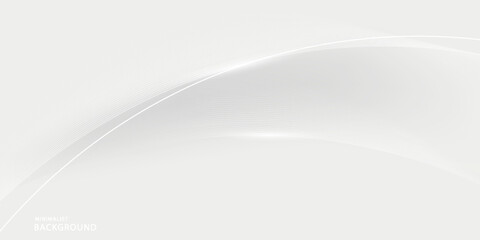 White and grey abstract background. Abstract background of smooth wavy lines, blurred pattern. Light pale vector background. Abstract pale geometric pattern eps 10