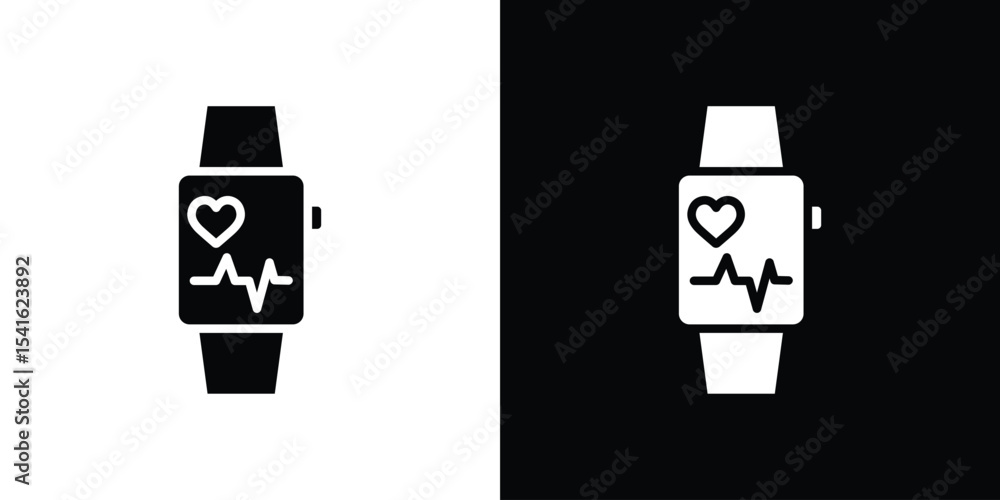 Poster smartwatch icon vector scalable graphics