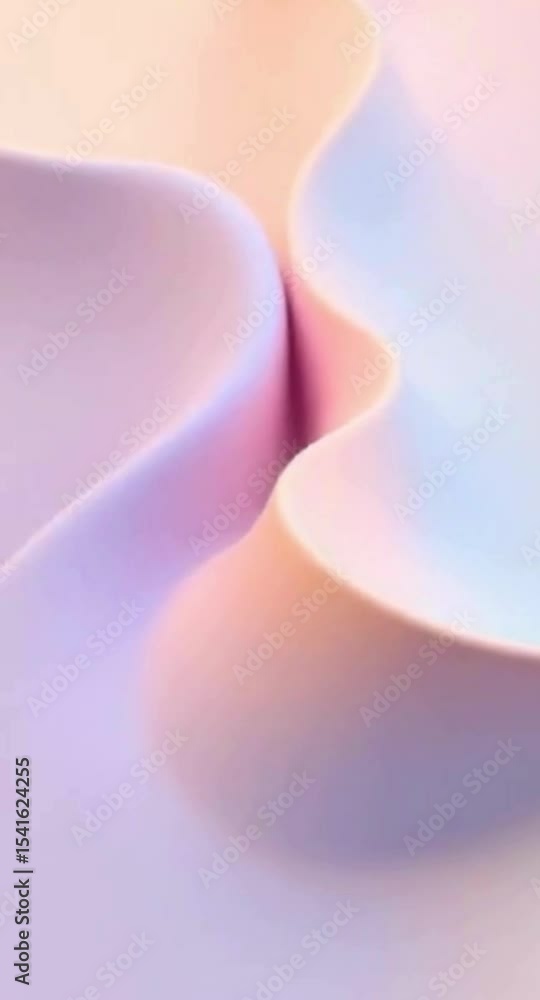 Aufkleber pastel abstract wavy background with gradient colors for modern design projects and templates