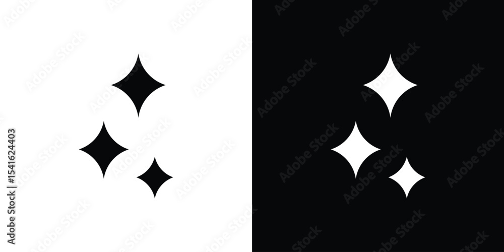 Poster sparkles icon vector scalable graphics