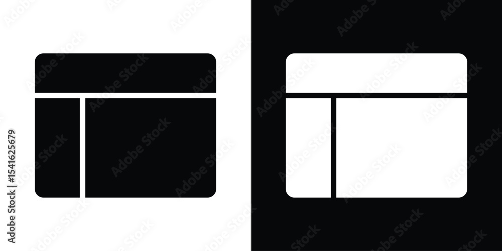 Poster table layout icon vector scalable graphics