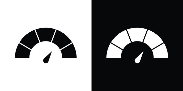 Tachometer icon Vector scalable graphics
