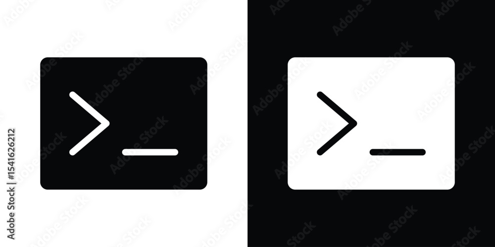 Poster terminal icon vector scalable graphics