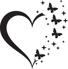 heart, love, romance, affection, passion, care, emotion, symbol, shape, valentine, silhouette, connection, warm,