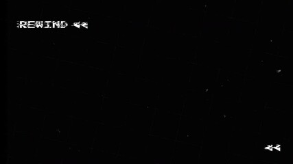 VHS tape rewind  with Distorted Signal Glitch. Retro vintage background for modern videos - Powered by Adobe